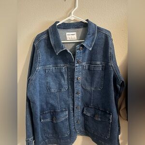 Navy Blue Heavy Jean Jacket